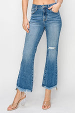 Violet's Crop Flare Jeans