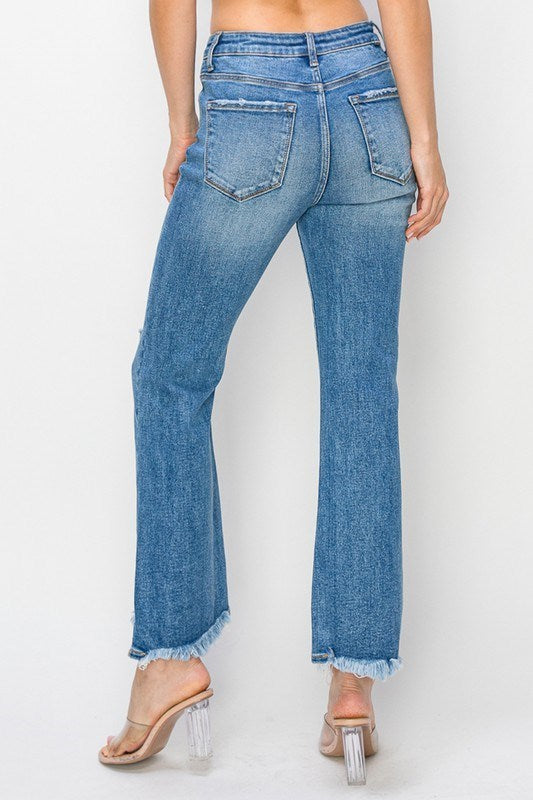 Violet's Crop Flare Jeans