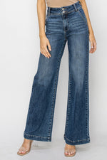 Hazel's Double Button Jeans
