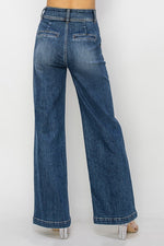 Hazel's Double Button Jeans