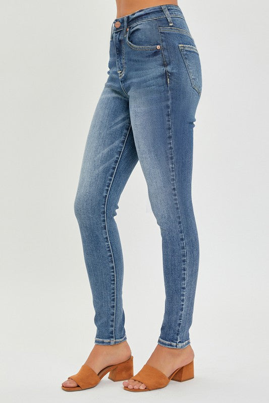 The Ashley Risen Mid Rise Skinny Jean