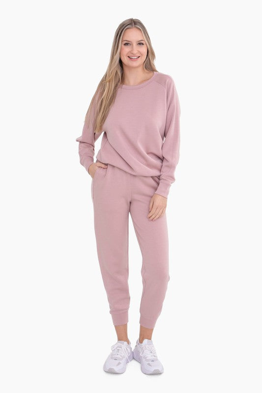 Elevated Contrast Seam Joggers