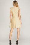 Golden Days Ruffle Dress
