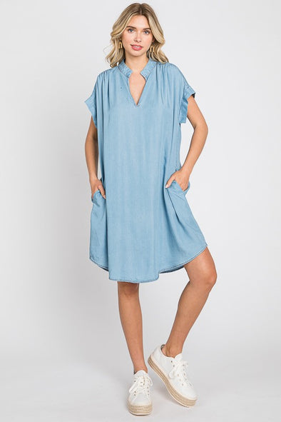 All Year Long Denim Dress
