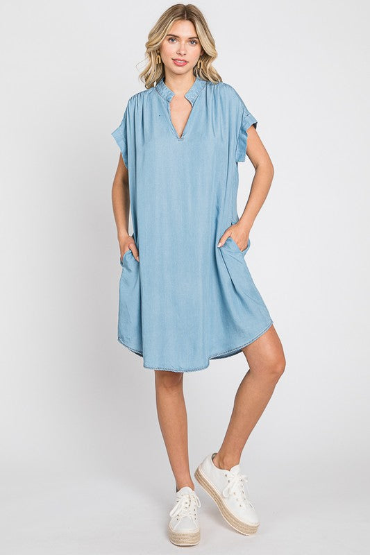 All Year Long Denim Dress