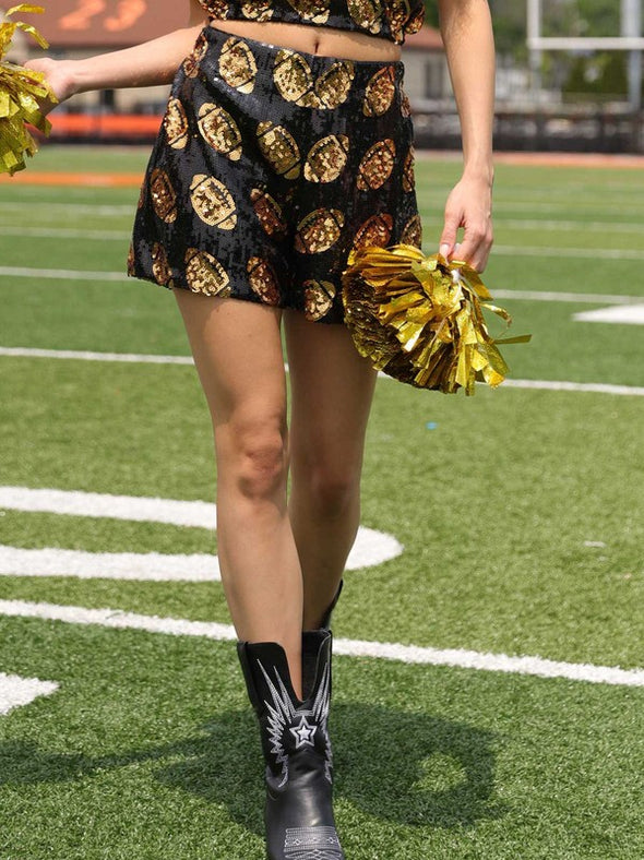 Game Day Sequins Shorts