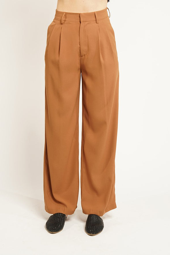 Hear Me Out Brown Dress Pants