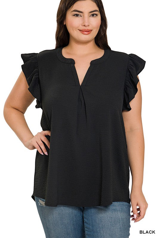 Stronger Together Ruffled Tank