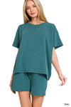 Corded Rib Short Set