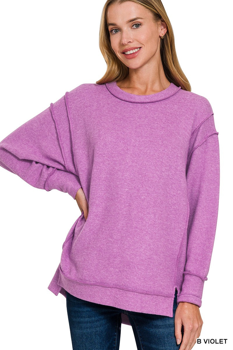 Brushed and Cozy Oversized Sweater