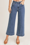 Curvy High Rise Ankle Wide Leg Jean