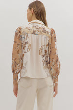 Bold In Bloom Long Sleeve Top