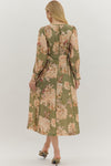 Poised and Ready Midi Dress