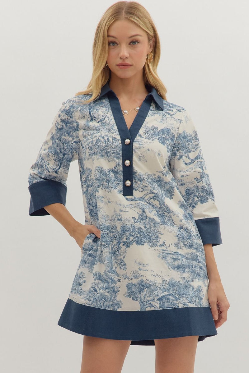 Unshaken Grace Floral Dress
