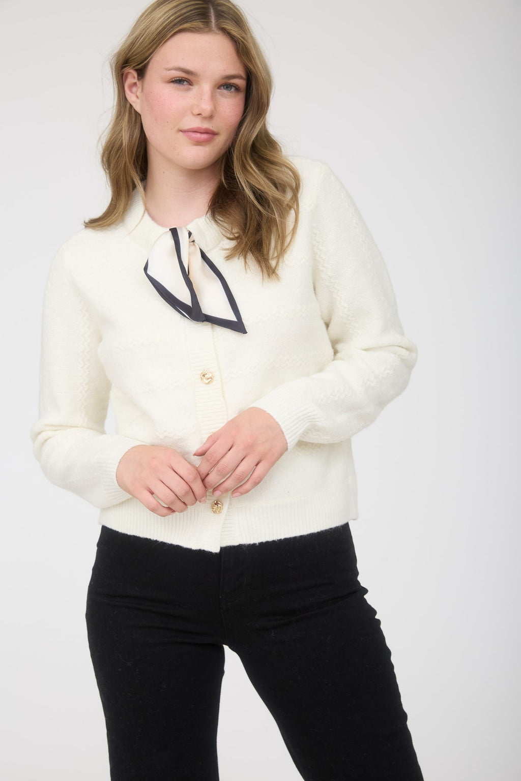 Rooted & Radiant Scarf Cardigan