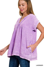 Elise's Double Gauze Raw Edge Shirt