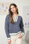Kindling Confidence Geometric Sweater