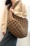 Oversized Quilted Carryall Crossbody Bag