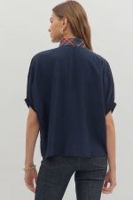 Christmas Plaid Blouse