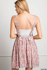 Smocked Floral Print Summer Dress