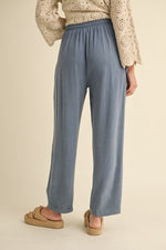 Lynzi's Linen Blend Barrel Leg Pants