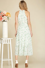Living A Dream High Neck Midi Dress