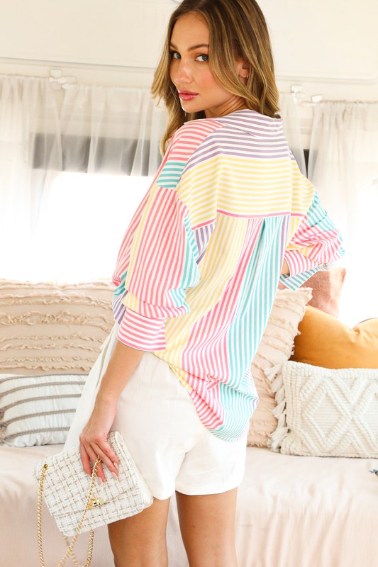 Easy Mornings Long Sleeve Blouse