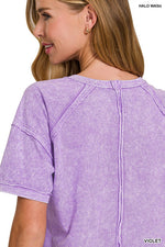 Heidi's Halo Mineral Washed Tee