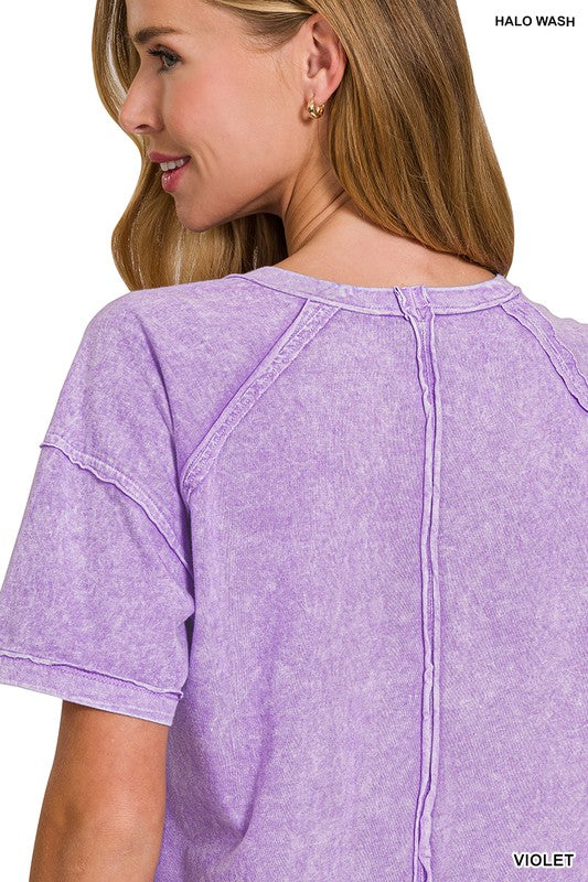 Heidi's Halo Mineral Washed Tee