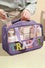 Clear, Chenille Letter Travel Bag