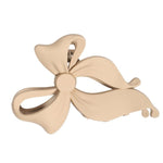 Large Bow Matte Hair Claw Clips