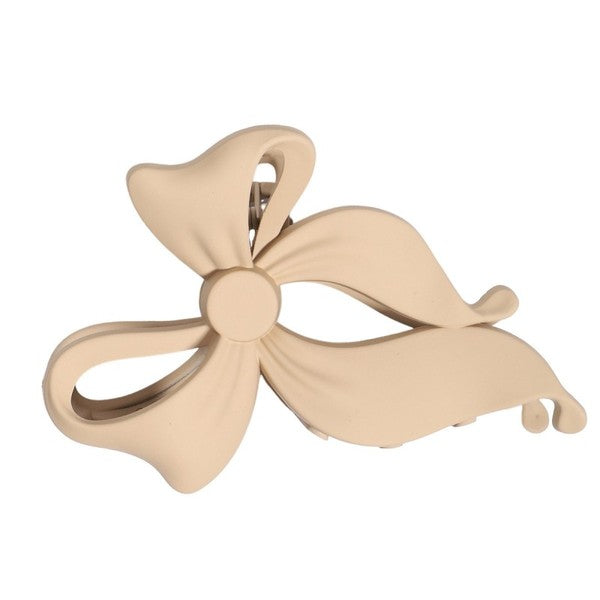 Large Bow Matte Hair Claw Clips