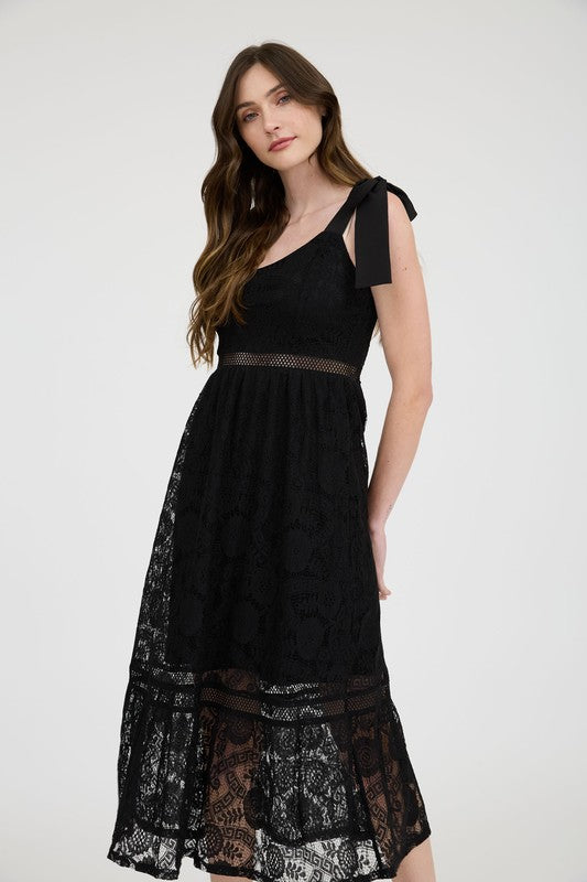 As You Please Lace Maxi Dress