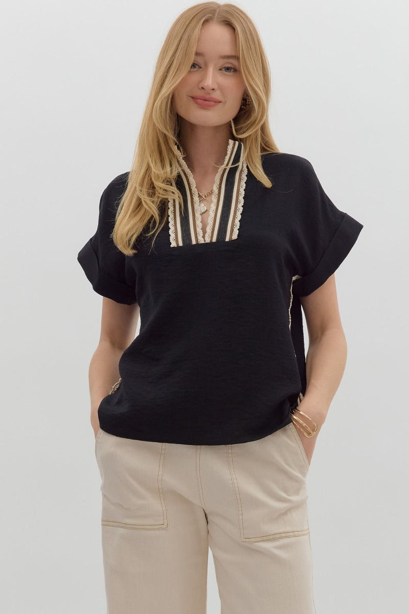 Easy Going Woven Top