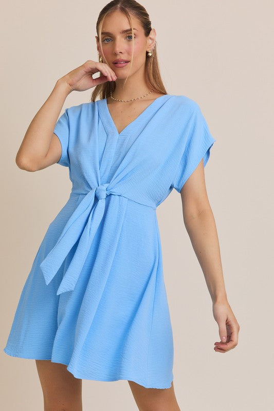 Weekend Wander Front Tie Dress
