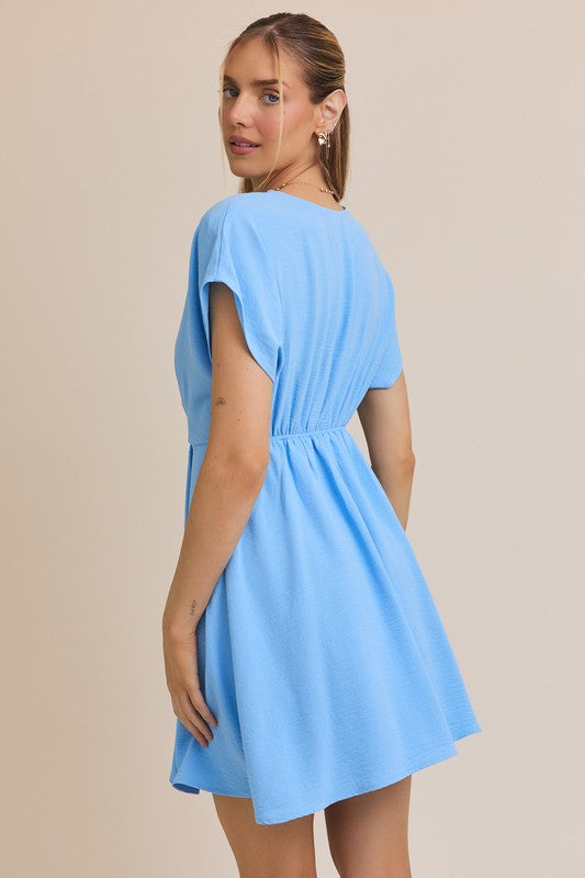 Weekend Wander Front Tie Dress