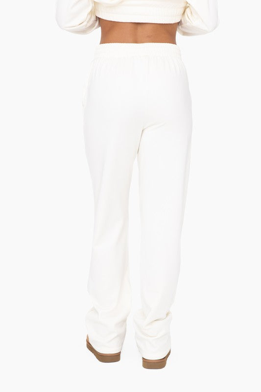 Micro Fleece Wide Leg Pant