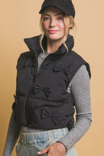 Bow Puffer Vest