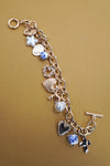 Blue Ceramic Charm Bracelet