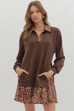 Here Lately Pullover Mini Dress