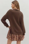 Here Lately Pullover Mini Dress