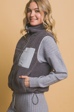 Reversible Fleece Vest With Side Pockets