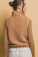 Reversible Fleece Vest With Side Pockets