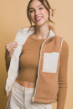 Reversible Fleece Vest With Side Pockets