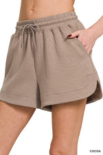 Alaina's Scuba Elastic Waistband Shorts