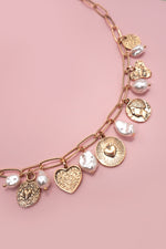 Coin-Charmed Necklace