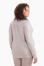Soft and Cozy Brushed Crew Neck LS Top