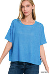 Jane's Drop Shoulder Jacquard Sweater