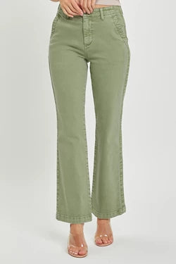 Sophia's Olive Straight Pants