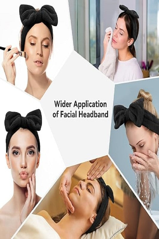 Soft Bow Spa Headband